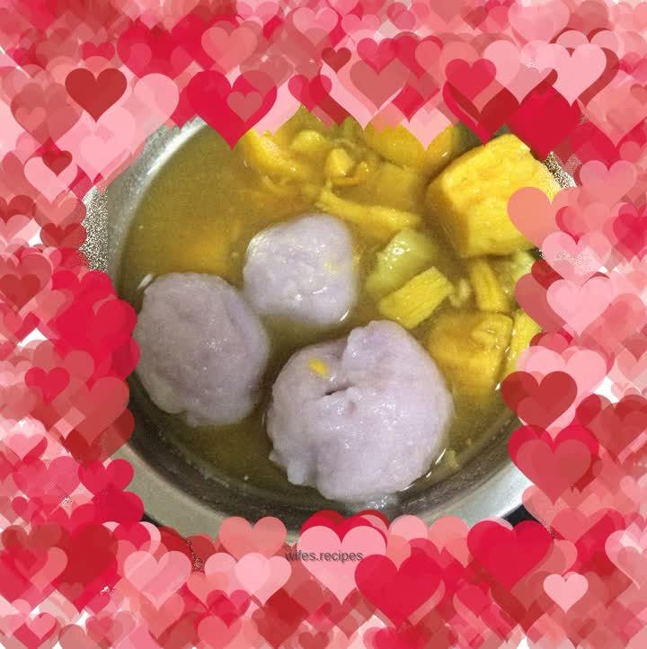 Tangyuan sweet potato syrup