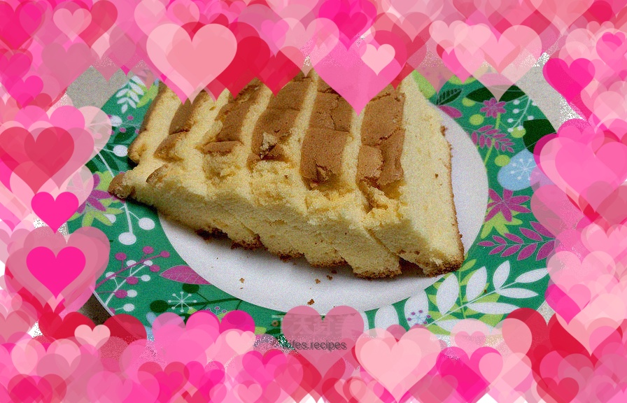 Pineapple jam chiffon cake