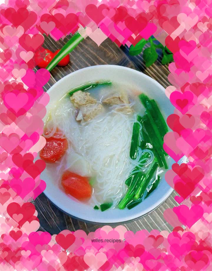 Pork Ribs Soup Noodles