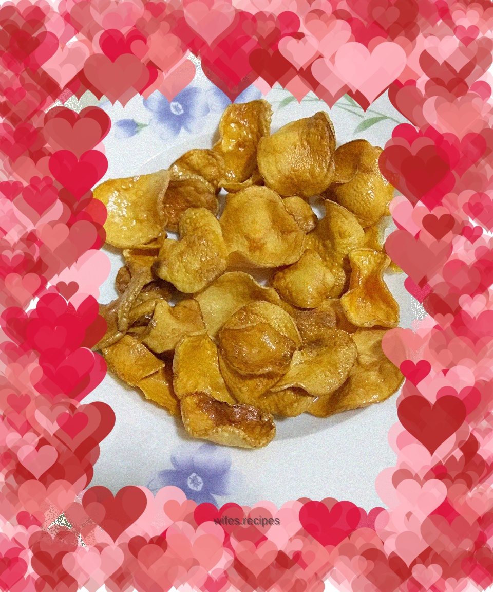 Fried potato chips
