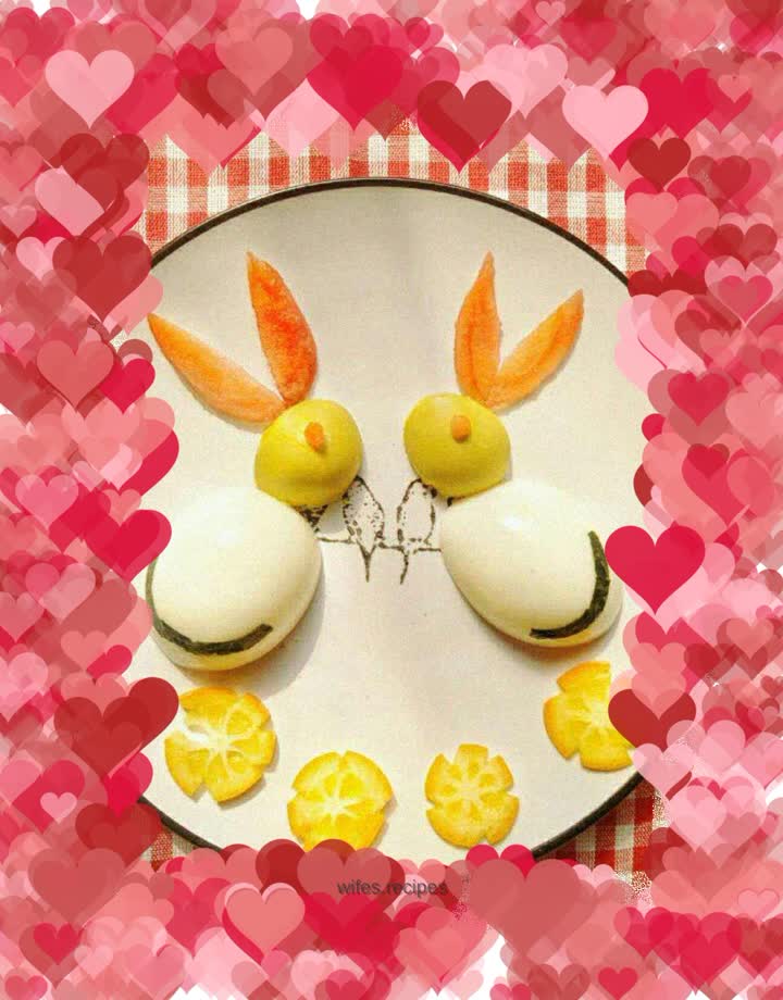 Super cute little bunny, can solve the problem of babies who don’t eat eggs