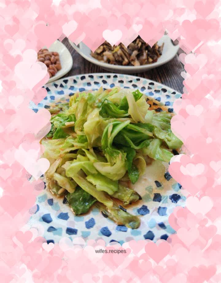 Stir-fried kohlrabi