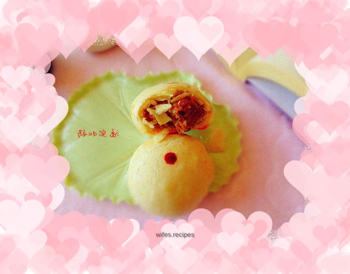 Fresh meat mooncakes