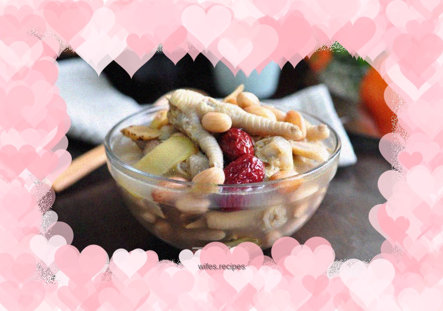 Braised chicken feet with astragalus and jujube