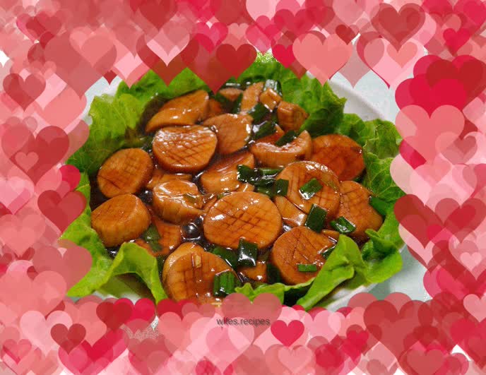 King Oyster Mushroom in Oyster Sauce