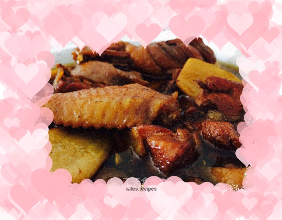 Rice wine braised chicken