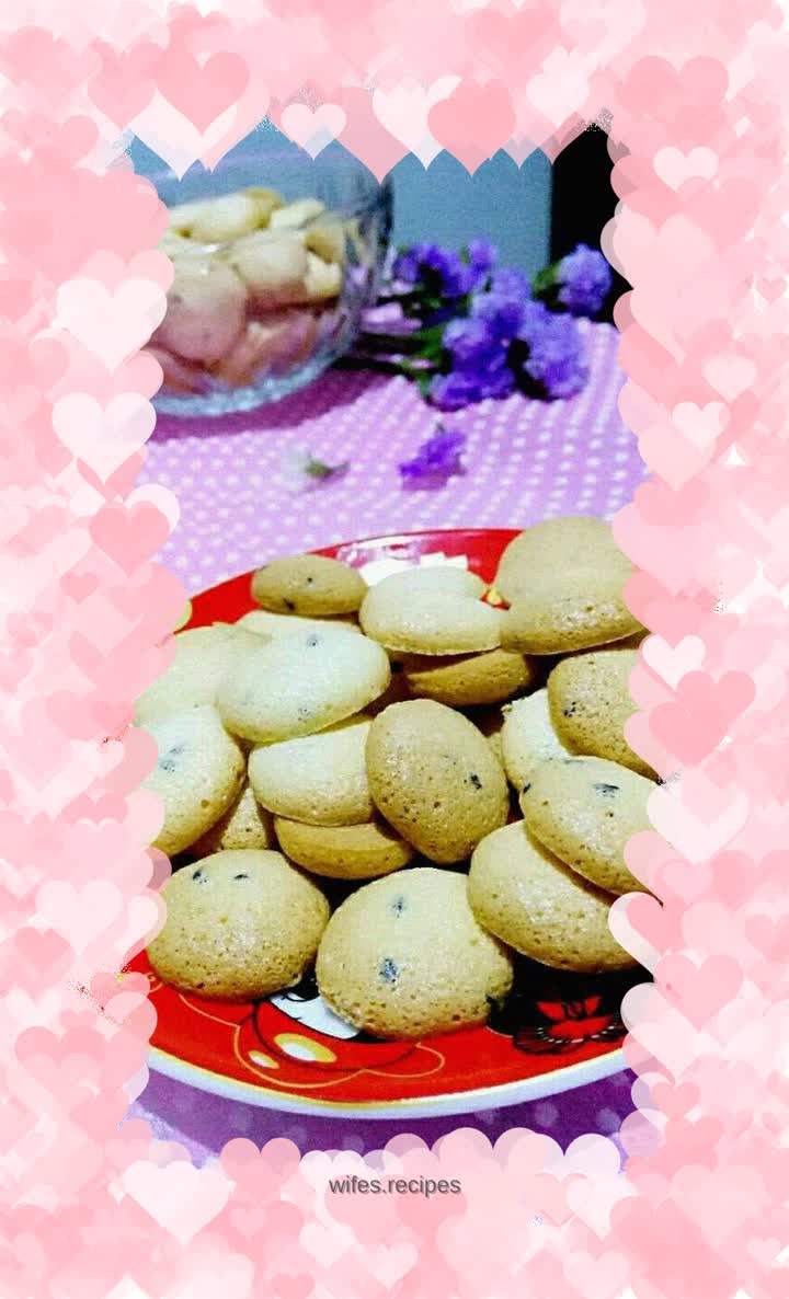 Crispy egg cookies