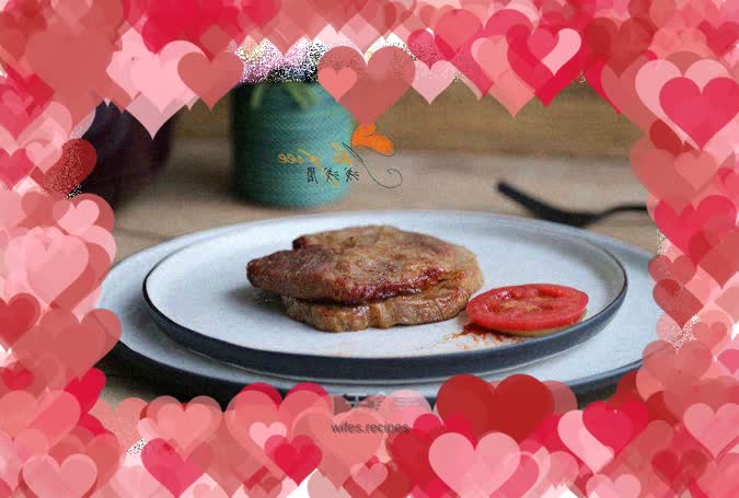 Delicious grilled pork chop