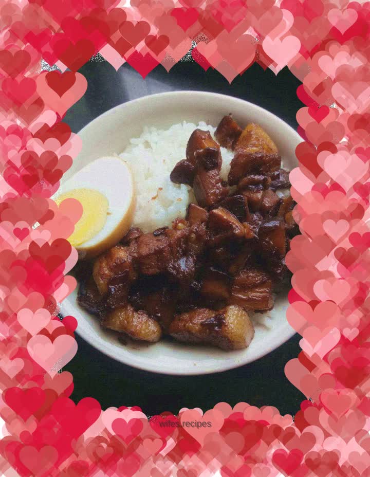 Braised pork rice