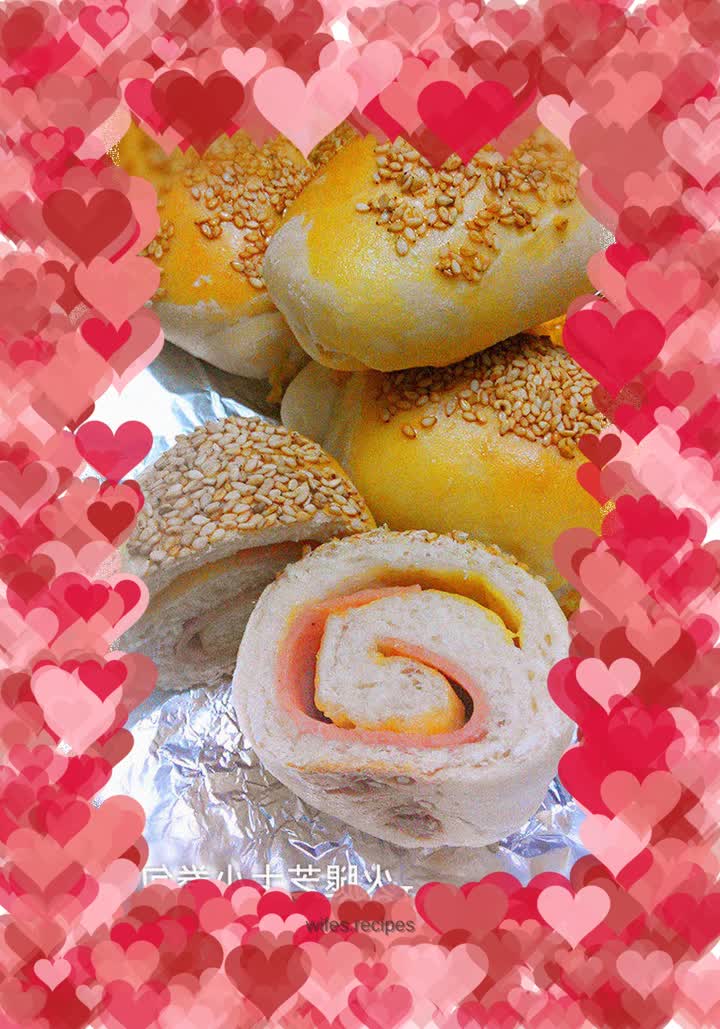 It’s delicious even when rolled up - ham and cheese rolls