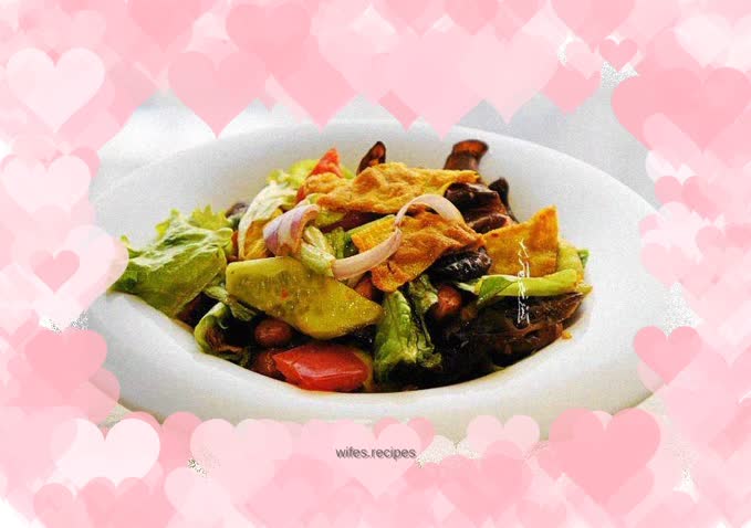 Hand-shredded mixed vegetables