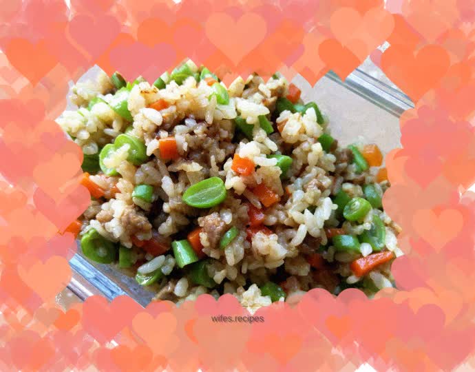 Beef and Bean Fried Rice