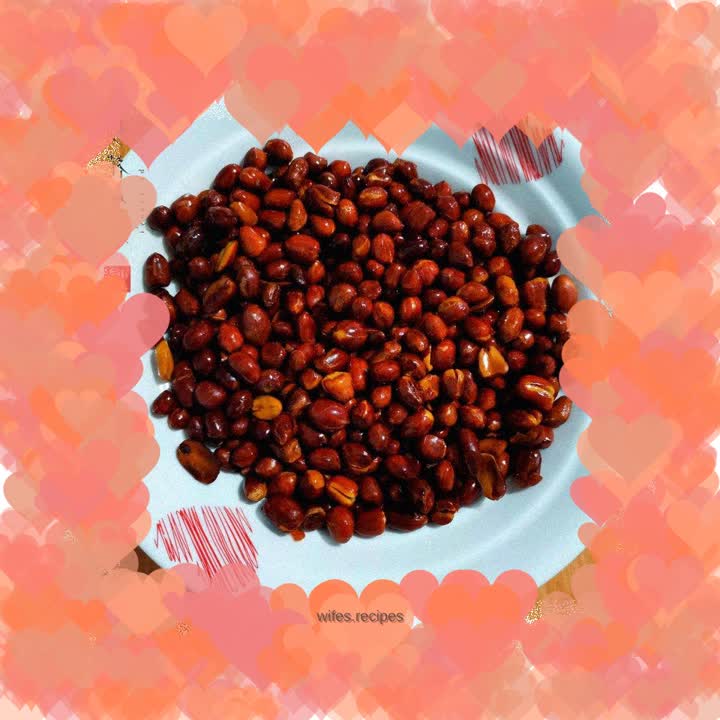 Fried peanuts