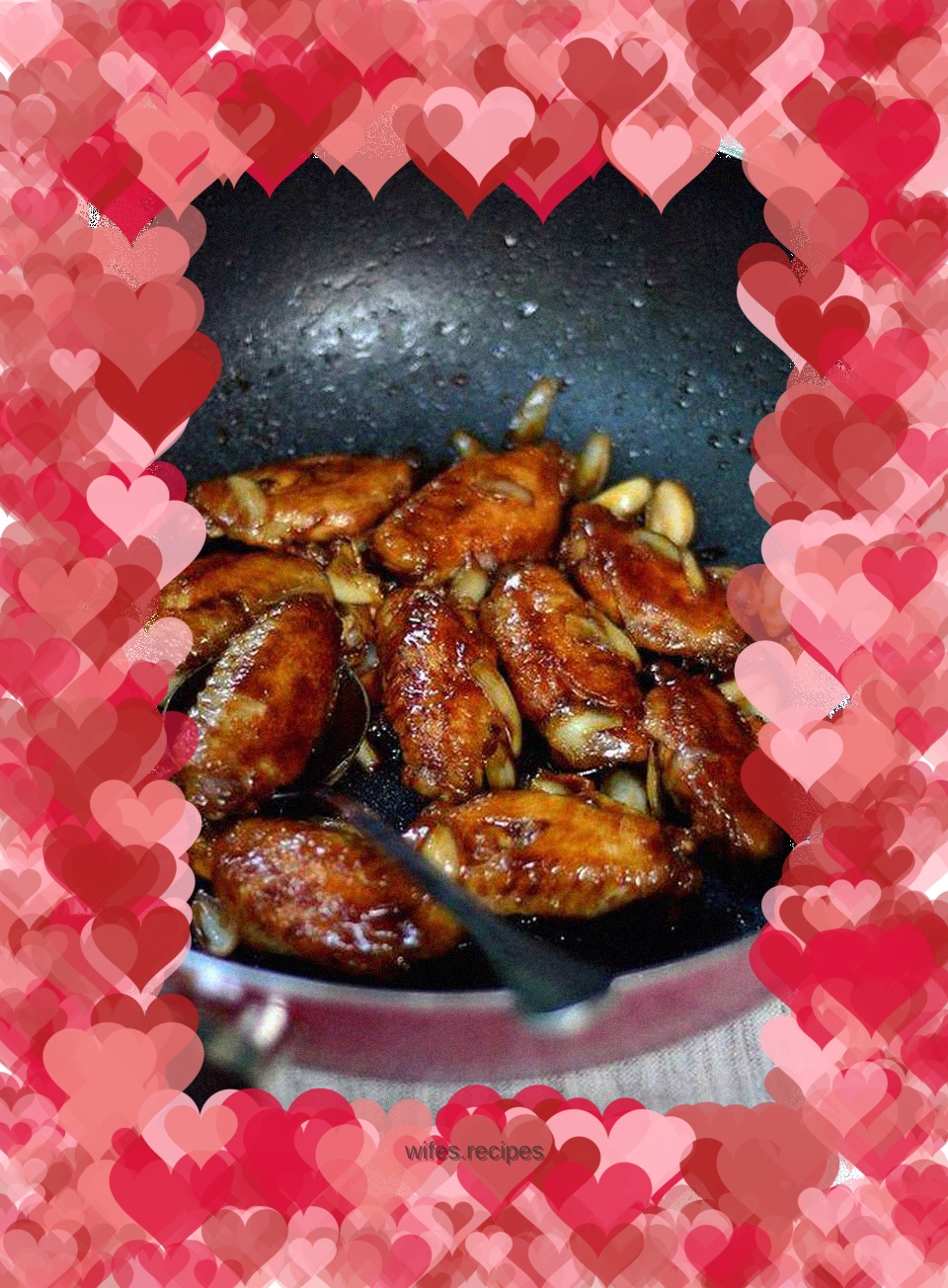 Pan-fried Chicken Wings with Lily Plum Sauce