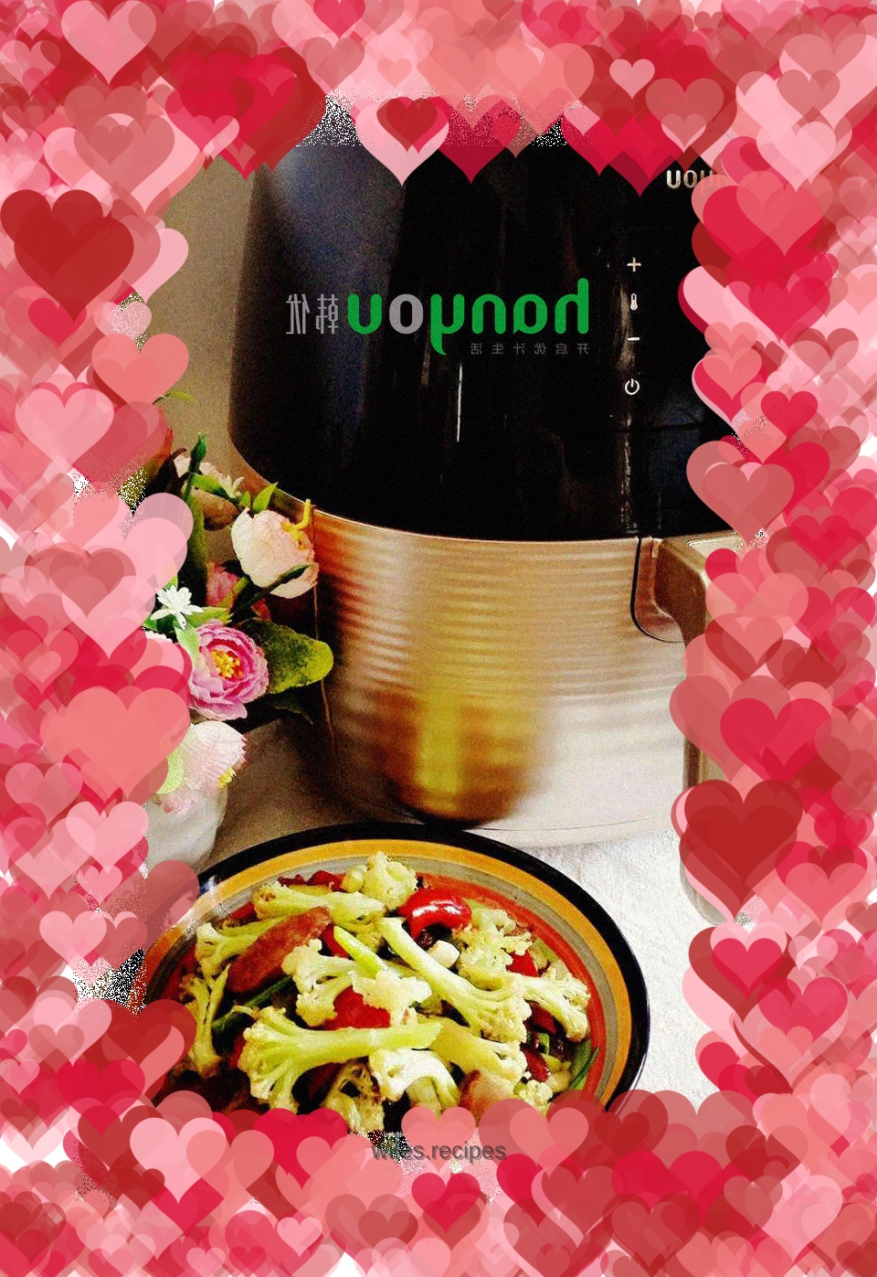 Air fryer version of cauliflower