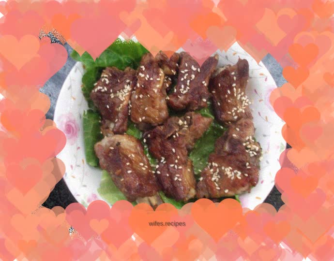 Rice cooker version of garlic pork ribs