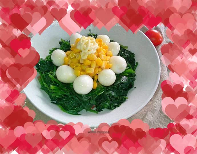 Spinach and Corn Salad