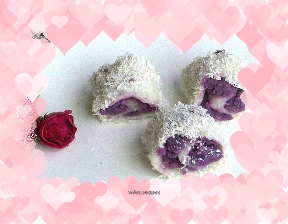 Yam and Purple Sweet Potato Rolls