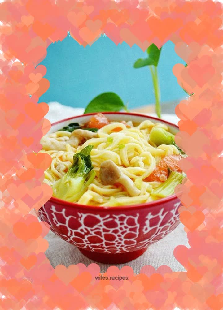 Handmade egg noodles