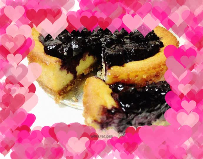 Blueberry Heavy Cheesecake