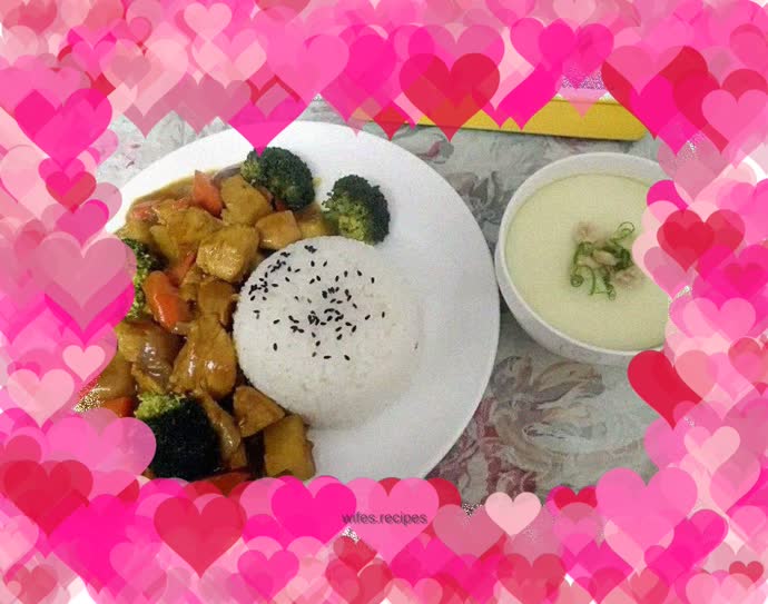 Curry Potato Chicken Rice