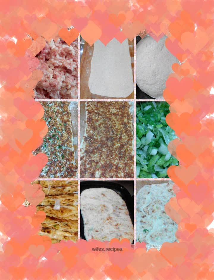 Multi-layered meat patties