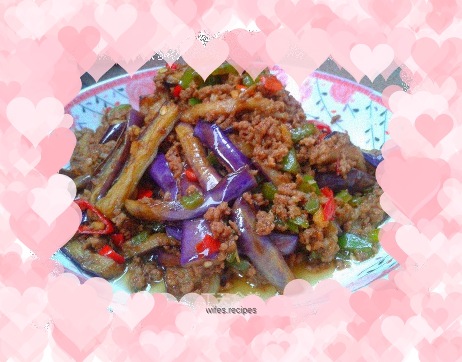Fish-flavored minced pork and eggplant
