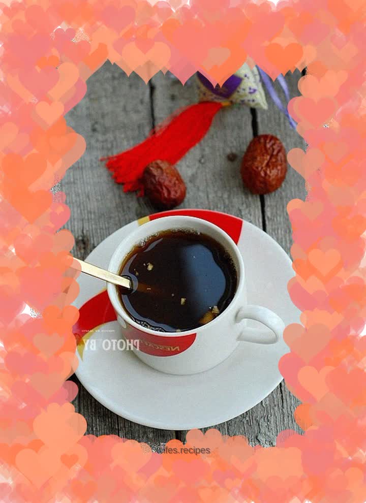 Jujube brown sugar ginger water-----a popular cold treatment drink among the people