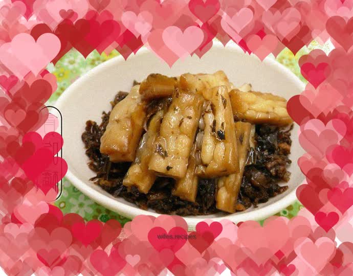 Braised bitter melon with pickled vegetables ♥ Haha bitter melon 7