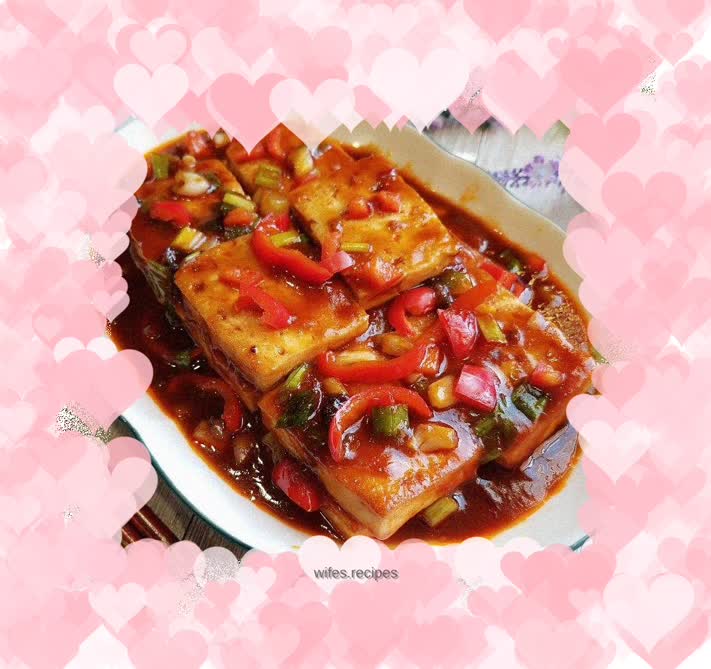 Sauce-flavored tofu