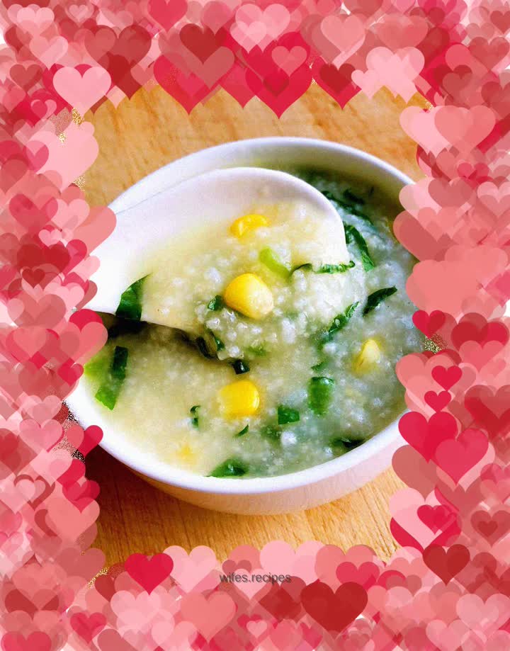 Millet and vegetable porridge