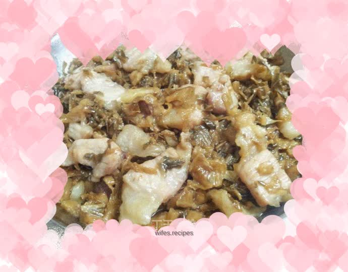 Steamed Pork Belly with Salted Plum Vegetables