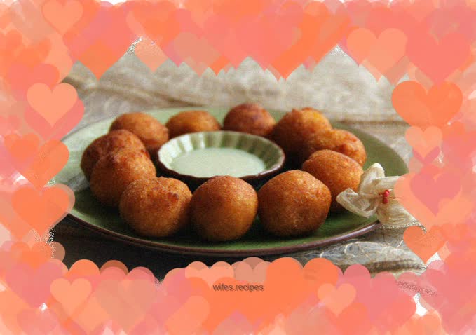 Fried sweet potato balls