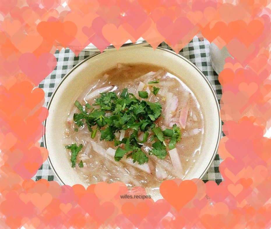 Radish Vermicelli Soup