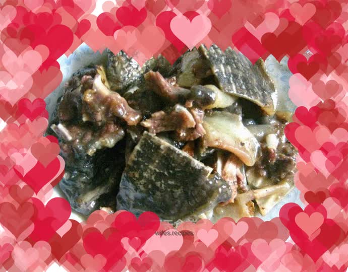 Braised turtle