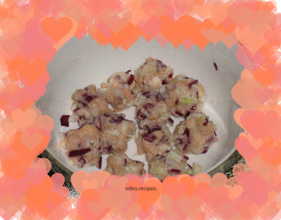 Salmon and vegetable meatballs