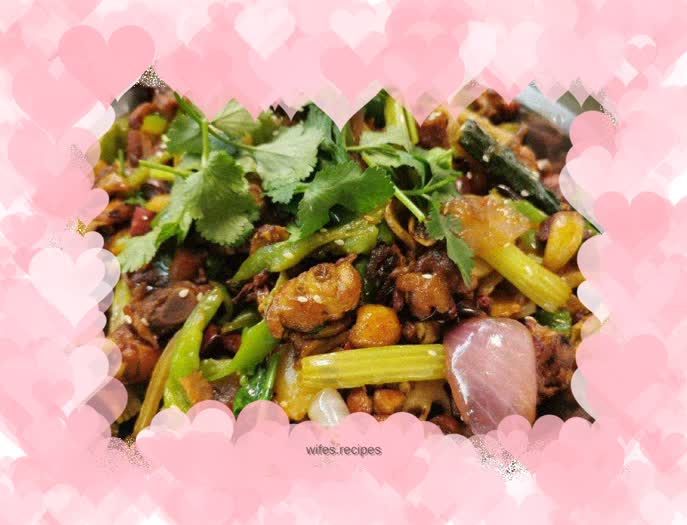 Less spicy version of dry pot chicken