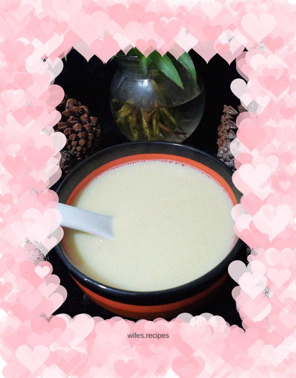 Corn soy milk