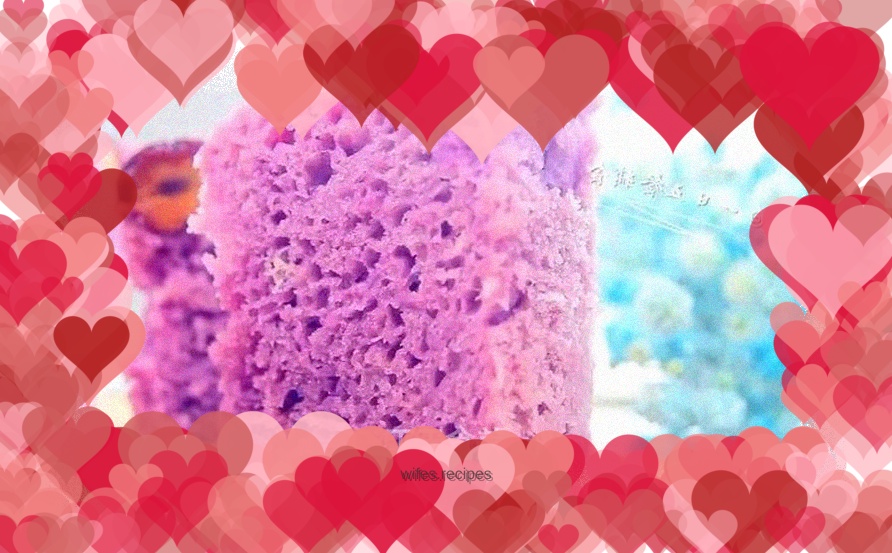 Purple sweet potato cake