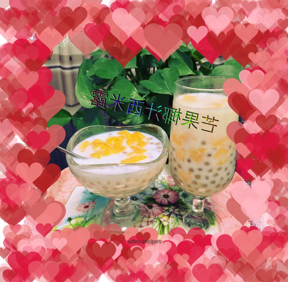 Mango Coconut Milk Sago