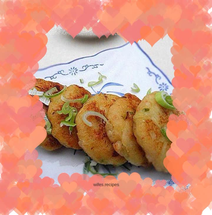 Baby food supplement - Pan-fried vegetable and shrimp cakes