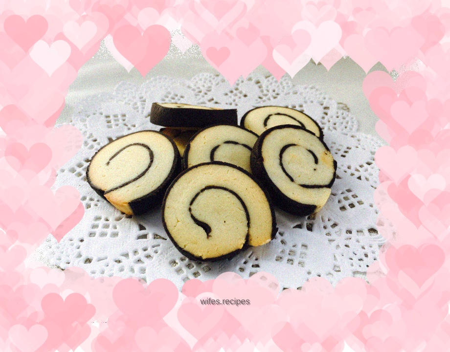 Cheese Chocolate Swirl Cookies