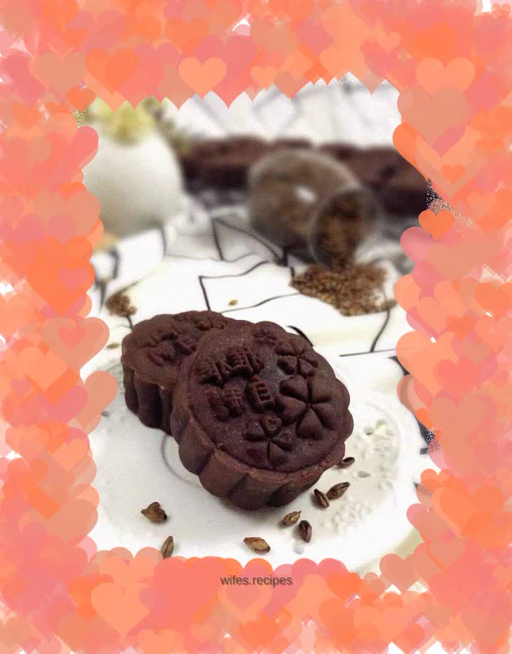 Chocolate mooncakes