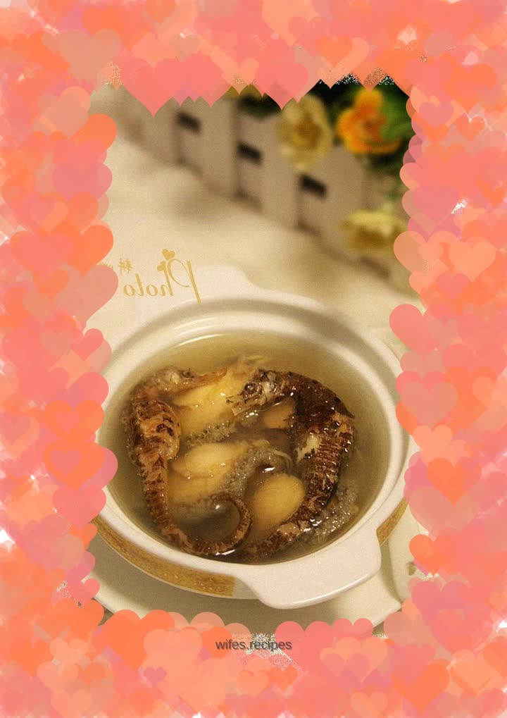 Abalone, seahorse and chicken soup