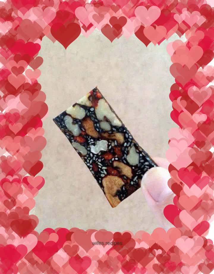 Handmade donkey hide gelatin cake