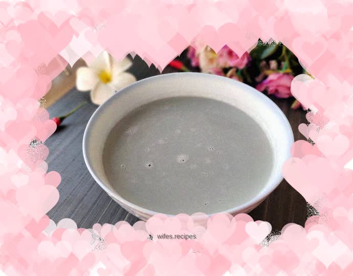 Black sesame peanut soy milk