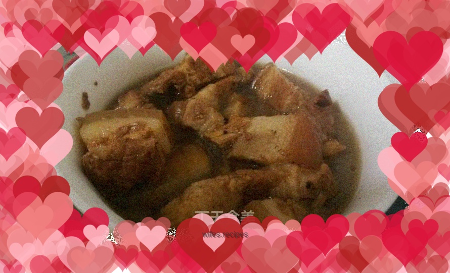 Braised pork belly