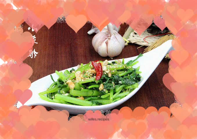 【Liaoning】Peanut salad with chrysanthemum