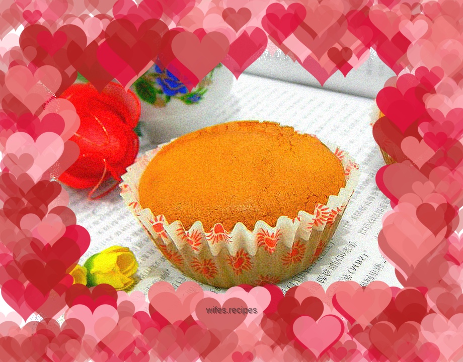Glutinous rice flour cupcakes