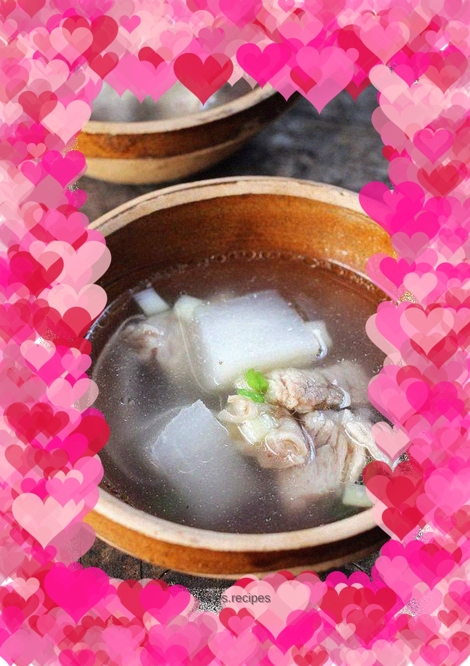 Mellow and fresh radish stewed beef